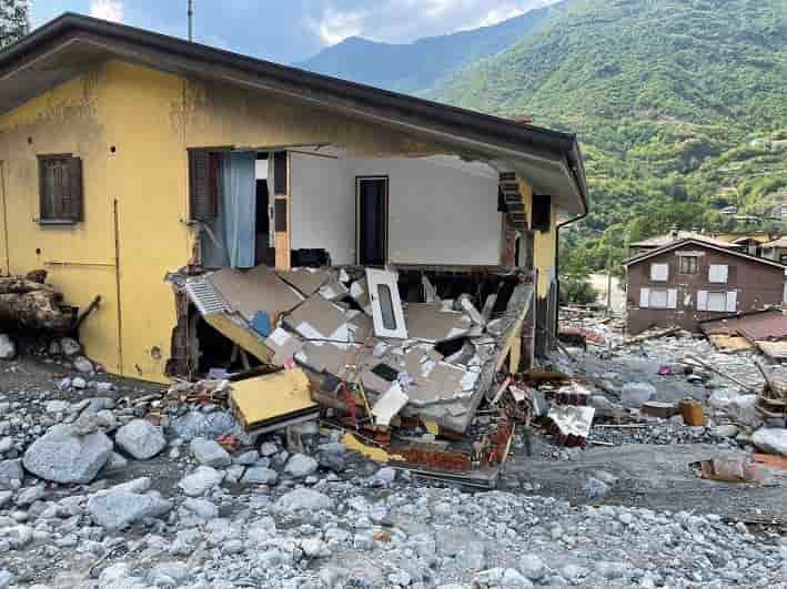 Valle Camonica Alluvione A Niardo E Braone Frana A Cevo Gazzetta