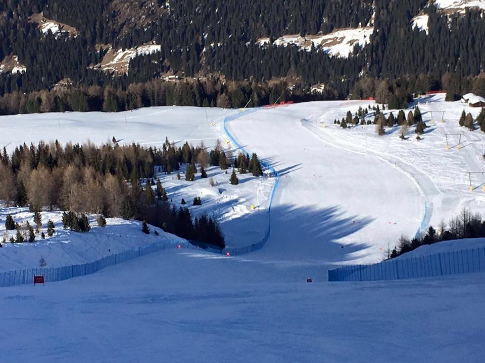 pista discesa supergigante sci alpino gare