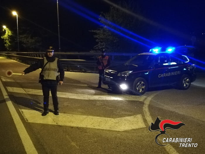 CRONACA - Borgo Valsugana, i carabinieri denunciano un 50enne