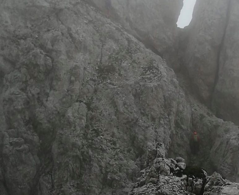 cimonega soccorso scalata alpinismo