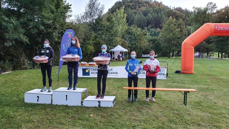 Orienteering podio femminile - Pergine