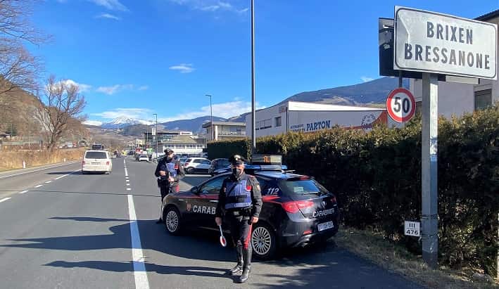 CRONACA - Trovato con la droga a Bressanone: denunciato dai carabinieri