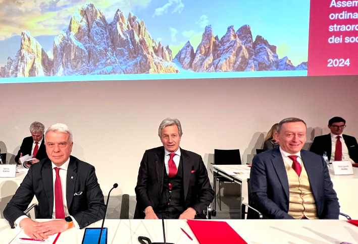 ALTO ADIGE - Bolzano: il CdA di Sparkasse delibera la distribuzione dei dividendi