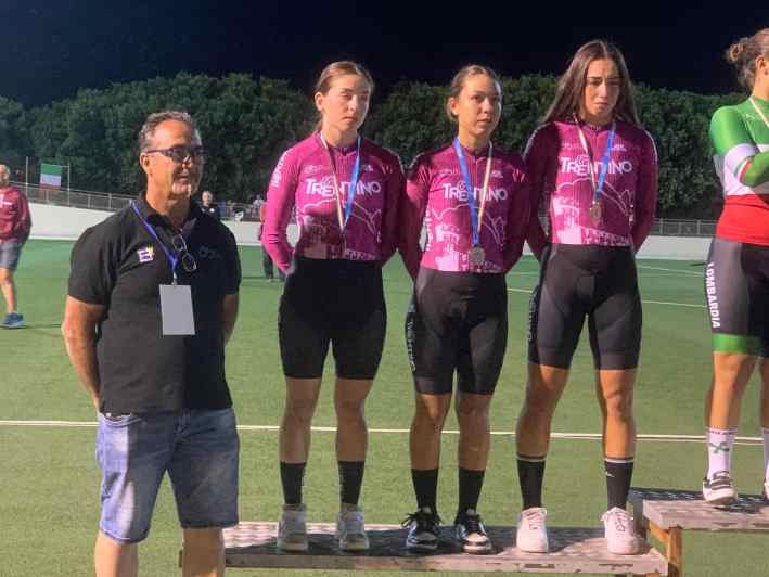 SPORT - Ciclismo, Allieve: le atlete trentine sul podio