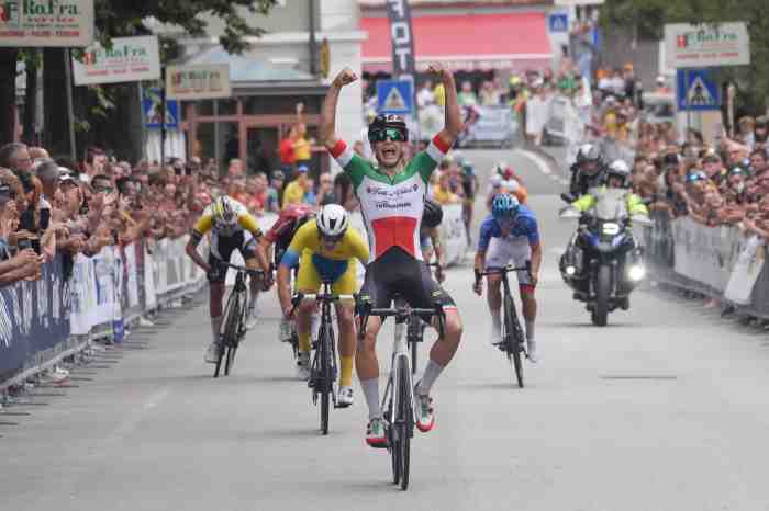 CICLISMO - Ciclismo: Brandon Fedrizzi vince la Coppa d'Oro