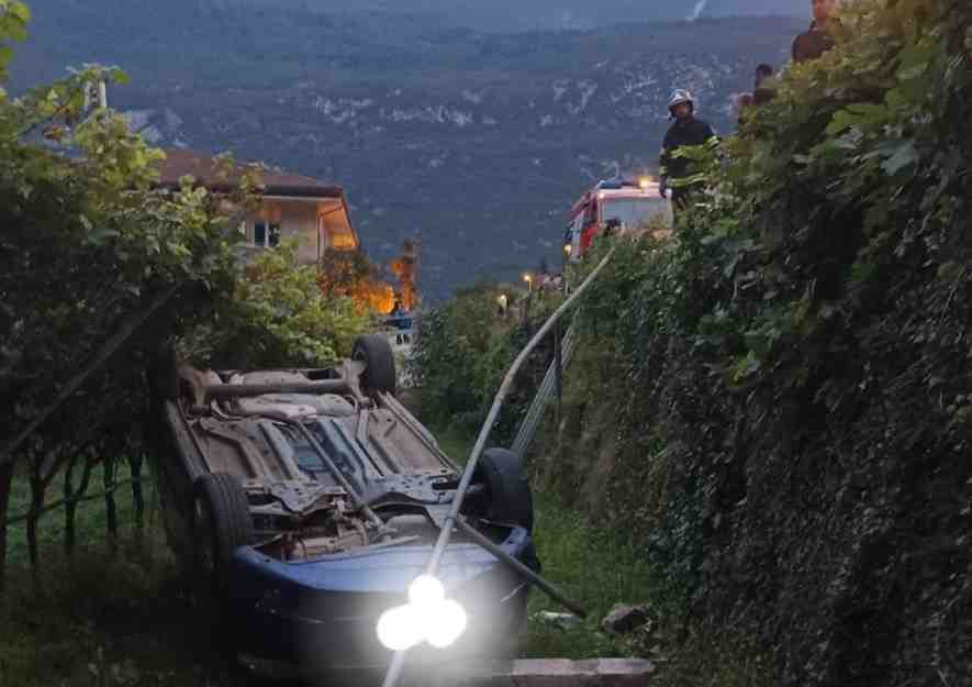 RIVA DEL GARDA - Dro: incidente stradale in via Battisti, miracolato l'autista