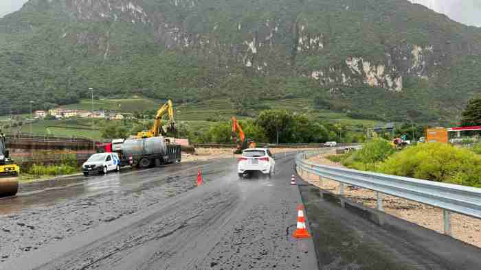 ATTUALITÀ - Trento, tangenziale: domani apre la corsia sud del bypass