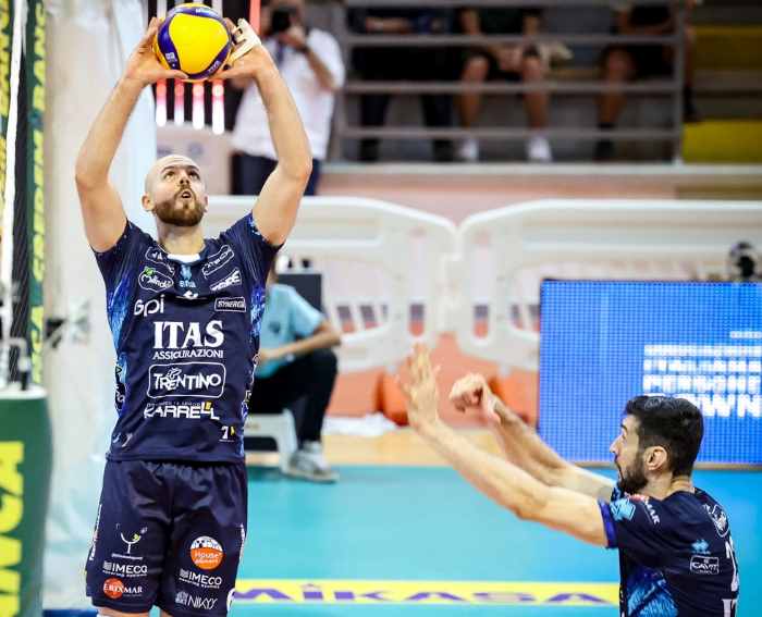 VOLLEY - Volley, SuperLega: Itas Trentino batte il Cisterna