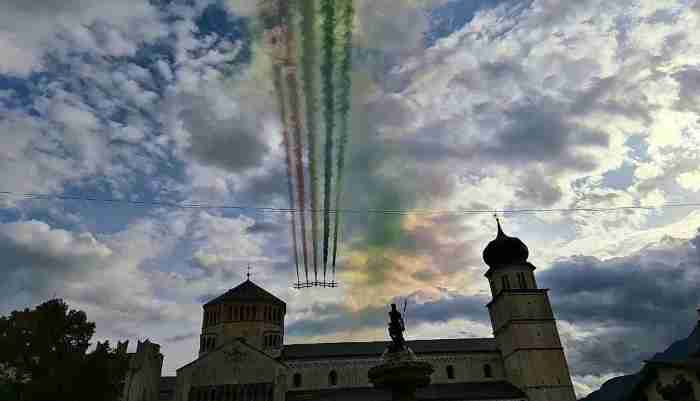 ATTUALITÀ - Le Frecce Tricolori per l’omaggio al Festival dello Sport