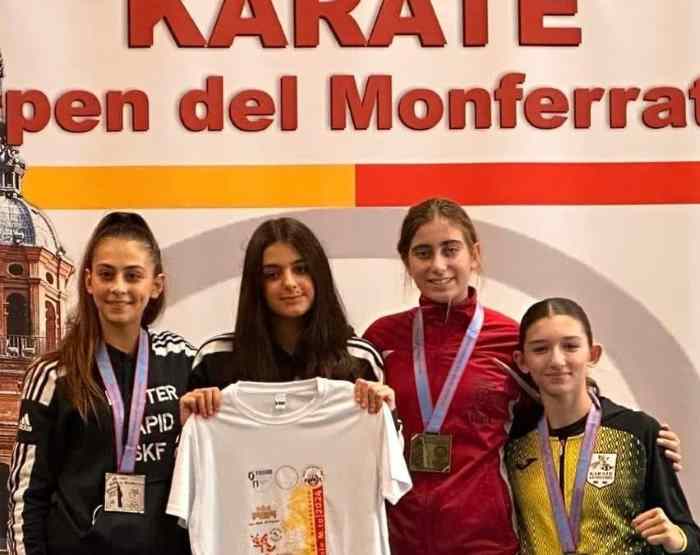 VALLE CAMONICA - Open Monferrato: 16 medaglie per il Karate Master Rapid SKF CBL