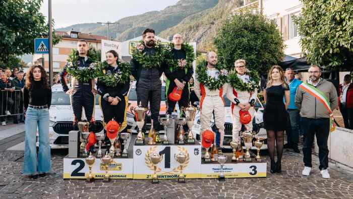 TRENTINO - Mori, Alessandro Zanolli trionfa al Trentino Rally