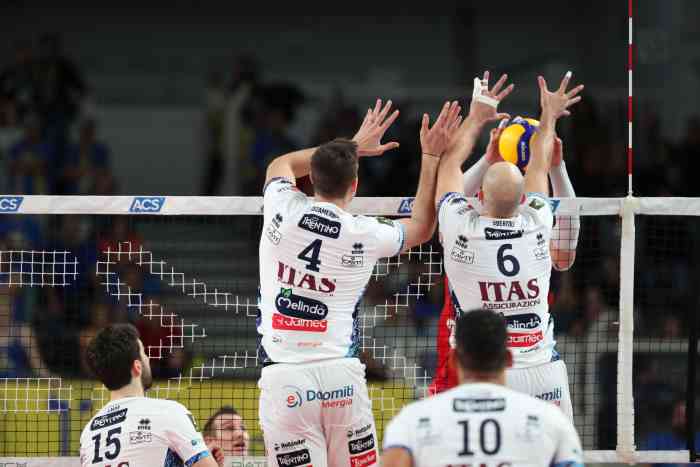 SPORT - Volley, SuperLega: Trento cala il poker nel derby dell'A22