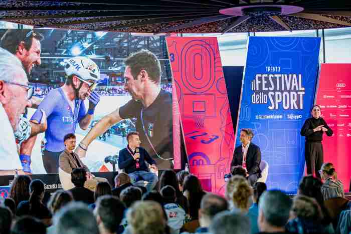 CICLISMO - Simone Consonni ed Elia Viviani al Festival dello Sport