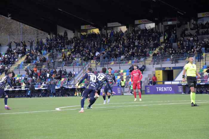 TRENTINO - Calcio, Serie C: il Trento batte 2-0 la Giana Erminio