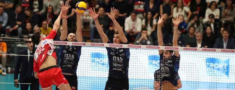 VOLLEY - Volley, SuperLega: l'Itas Trentino sbanca Piacenza