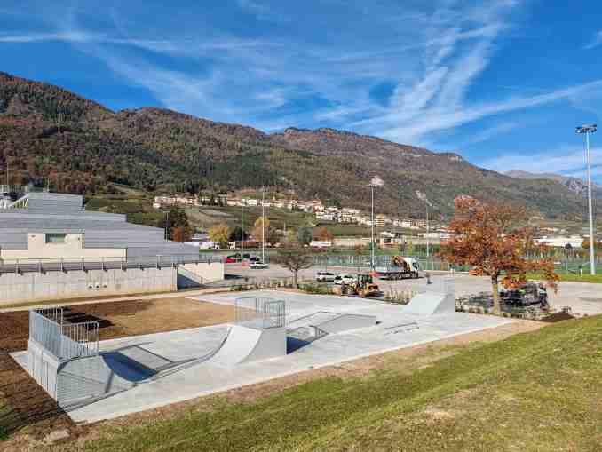 TRENTINO - Cles, Inaugurazione in vista per il nuovo skatepark