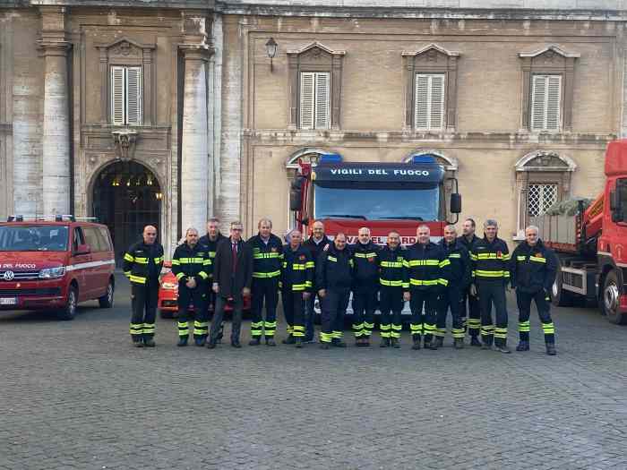 EVENTO - I vigili del fuoco volontari di Ledro in Vaticano