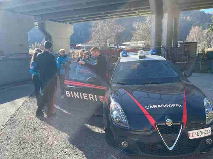 ALTO ADIGE - Vipiteno: incontro tra forze dell'ordine e i giovani della Croce Bianca