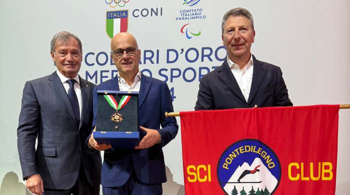 VALLE CAMONICA - Il Collare d'Oro allo Sci Club Ponte di Legno