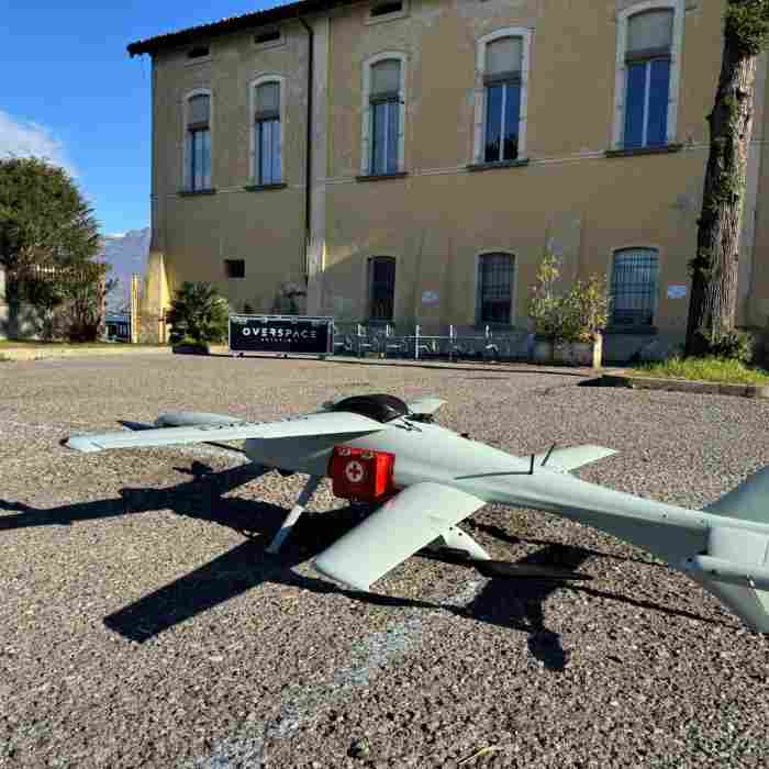 SEBINO - Drone utilizzato per consegnare campioni di sangue a Montisola 