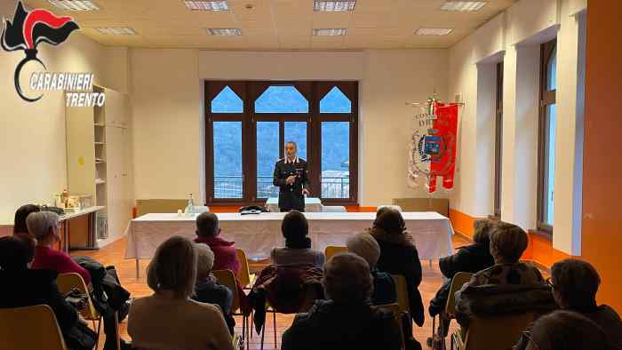 ATTUALITÀ - Drena: conferenza dei carabinieri sulle truffe agli anziani