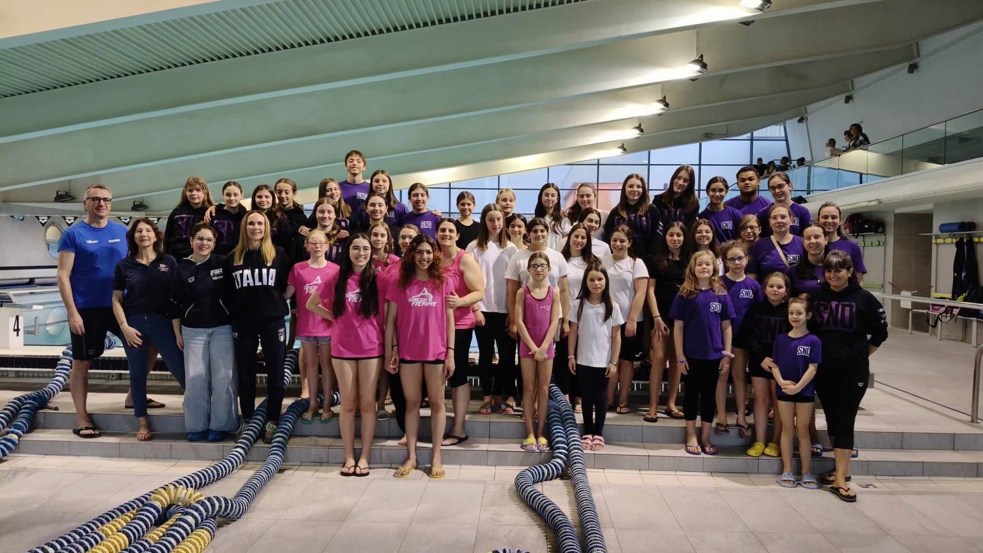 SPORT - Nuoto artistico trentino, primo stage-raduno della storia