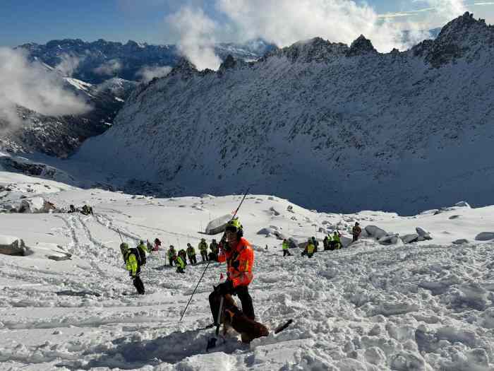 TRENTINO - Riprese le ricerche dell'alpinista disperso in Adamello