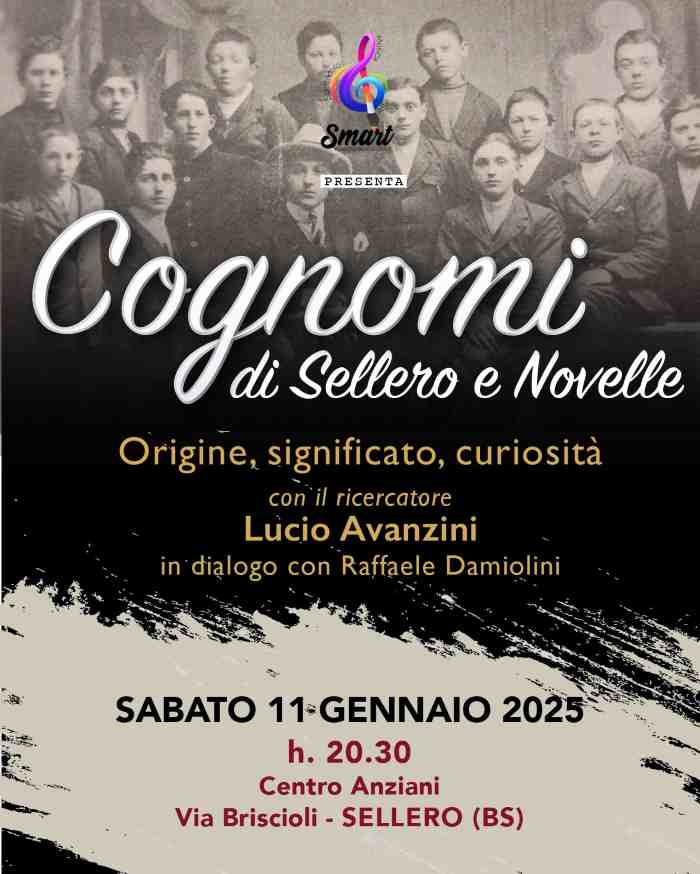 VALLE CAMONICA - Cognomi di Sellero, Novelle e dintorni: serata culturale