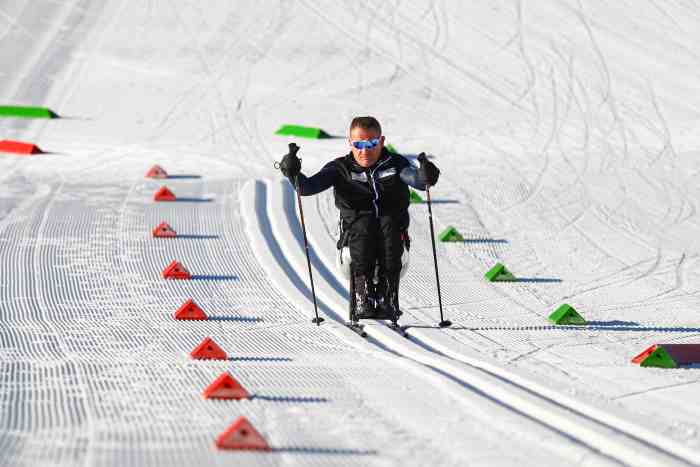 TRENTINO - Tesero, test event per lo sci di fondo Paralimpico