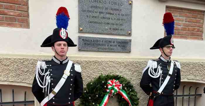 EVENTO - Brescia ha commemorato l’appuntato Lorenzo Forleo