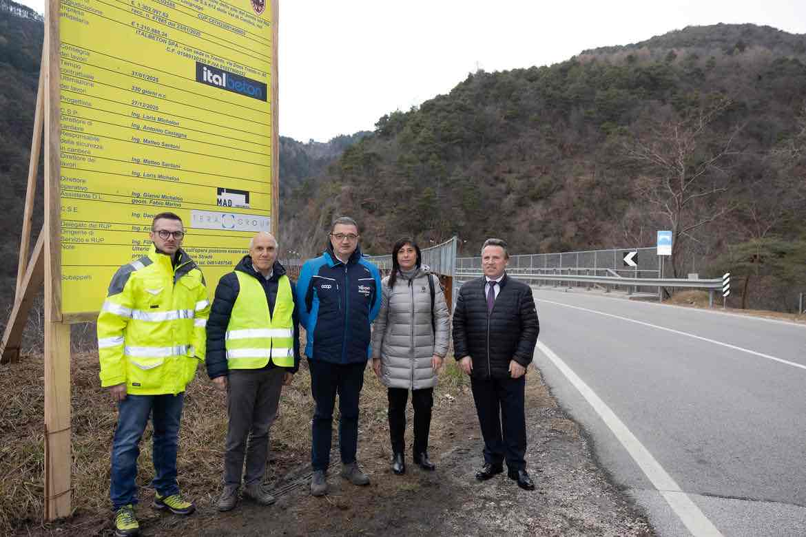 ATTUALITÀ - Val di Cembra, ponte sul Rio Riddi: manutenzione straordinaria dei pilastri