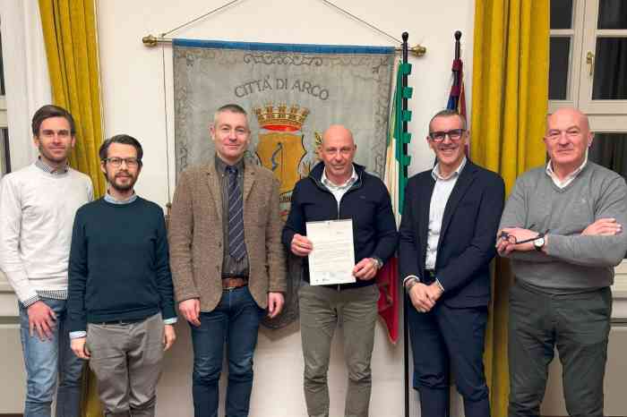 SPORT - Arco, Maurizio Chiarani in municipio