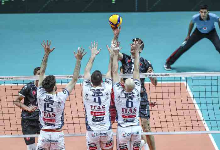 SPORT - Volley, la corsa in CEV Cup della Trentino Itas finisce ad Ankara