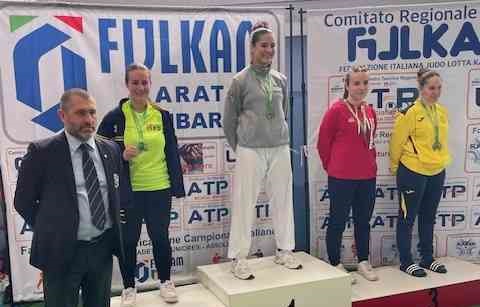 SPORT - Campionati regionali di Karate, argento a Erika Frettolini