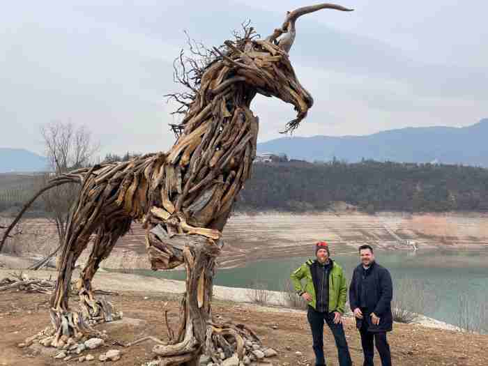 VAL DI SOLE E NON - Predaia, il Radicosauro sul lago di Santa Giustina