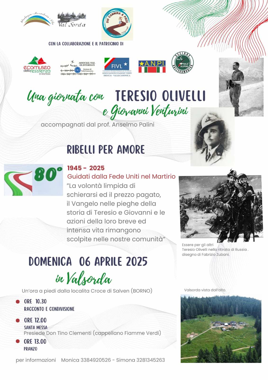 VALLE CAMONICA - Una giornata nel segno di Teresio Olivelli e Giovanni Venturini